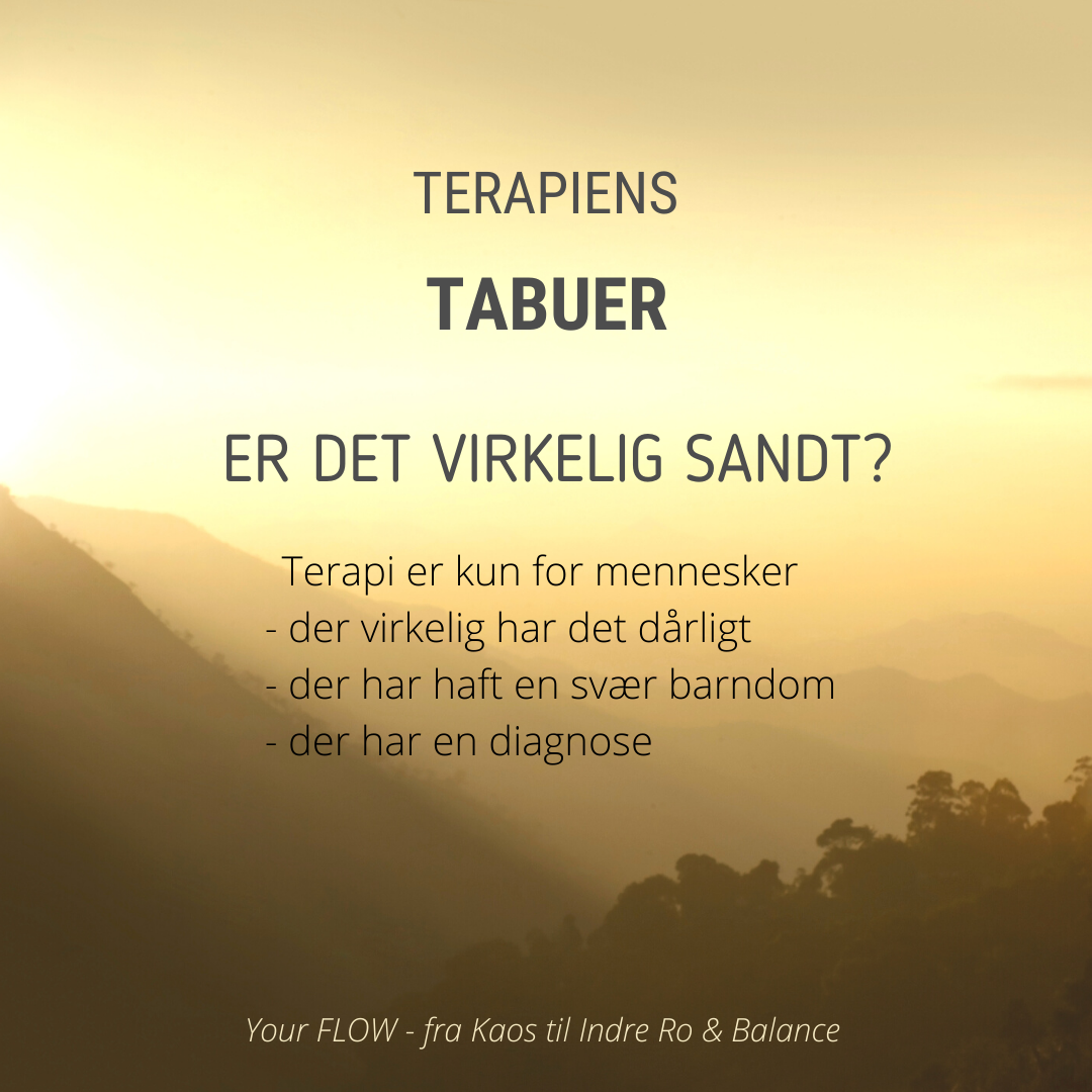 Terapiens tabuer